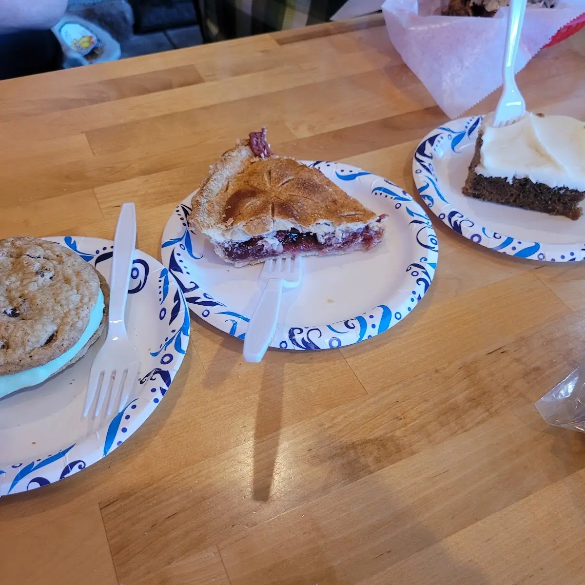 Grasshopper Ice Cream Sandwich Cherry Pie Carrot Cake