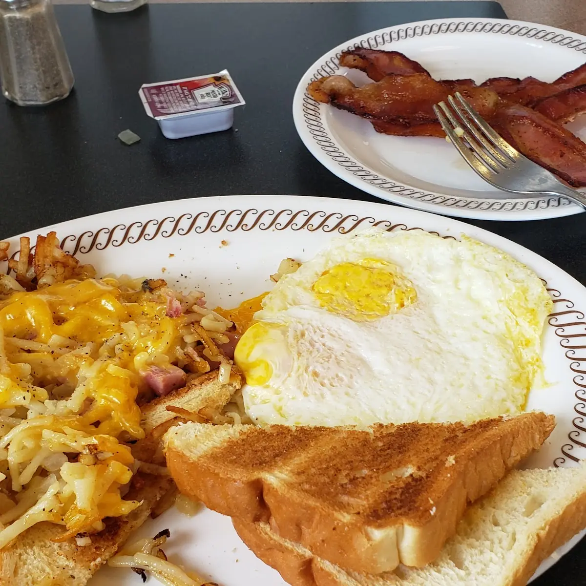 Eggs Toast Hash Browns