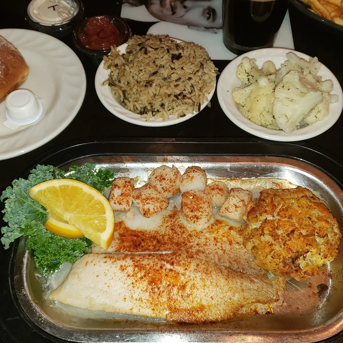 Broiled Seafood Platter