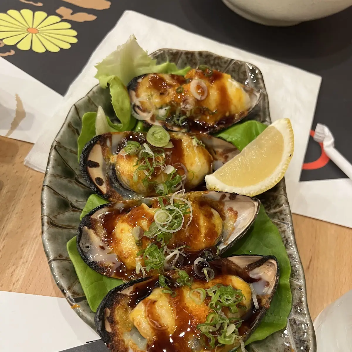 Baked Mussels 4 pcs