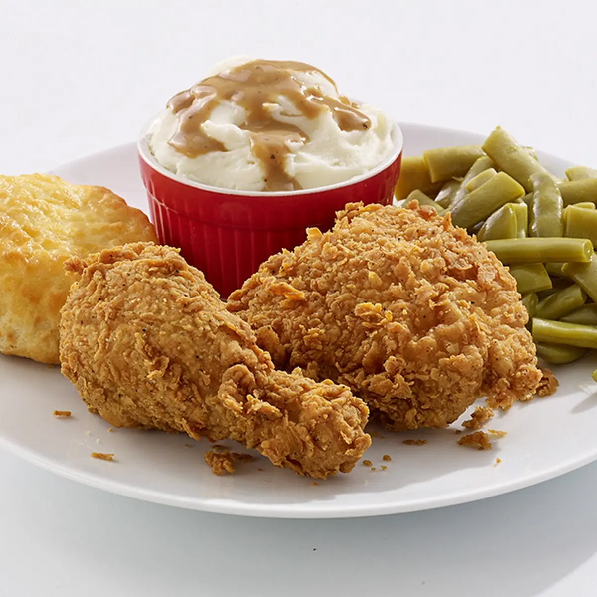 Fried Chicken 2pc with a Biscuit