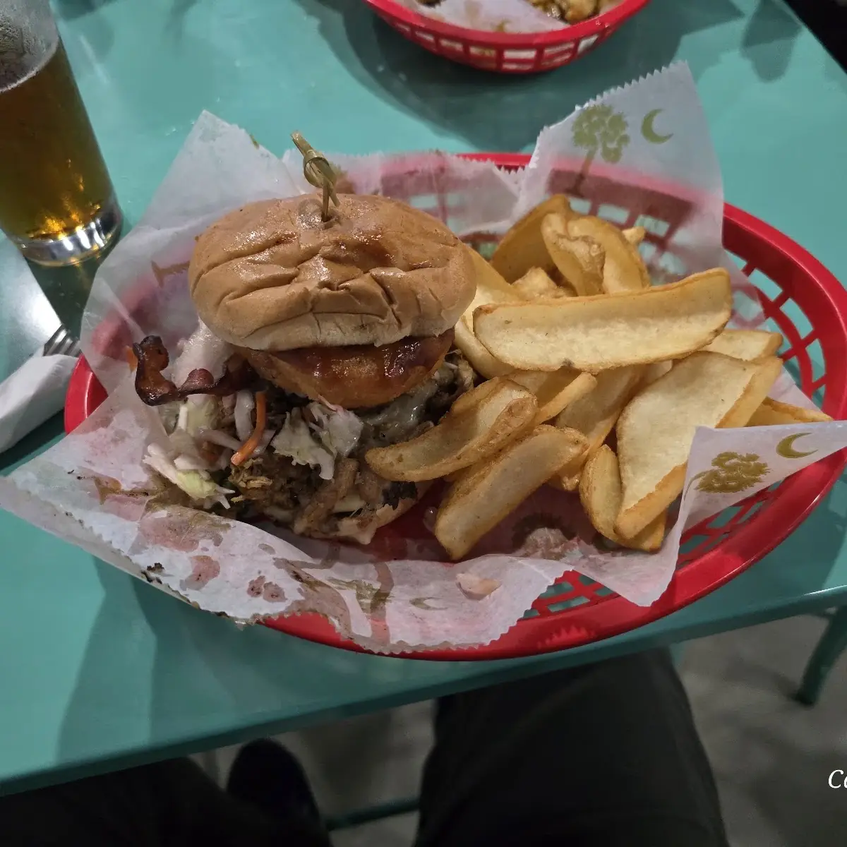 Smash Burger and Fries
