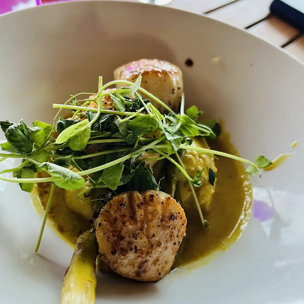 Pan Seared Jumbo Scallops