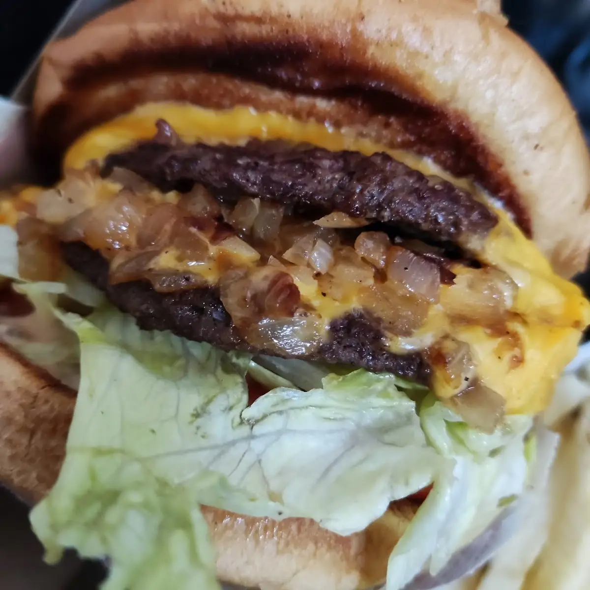 Double Double w Grilled Onions