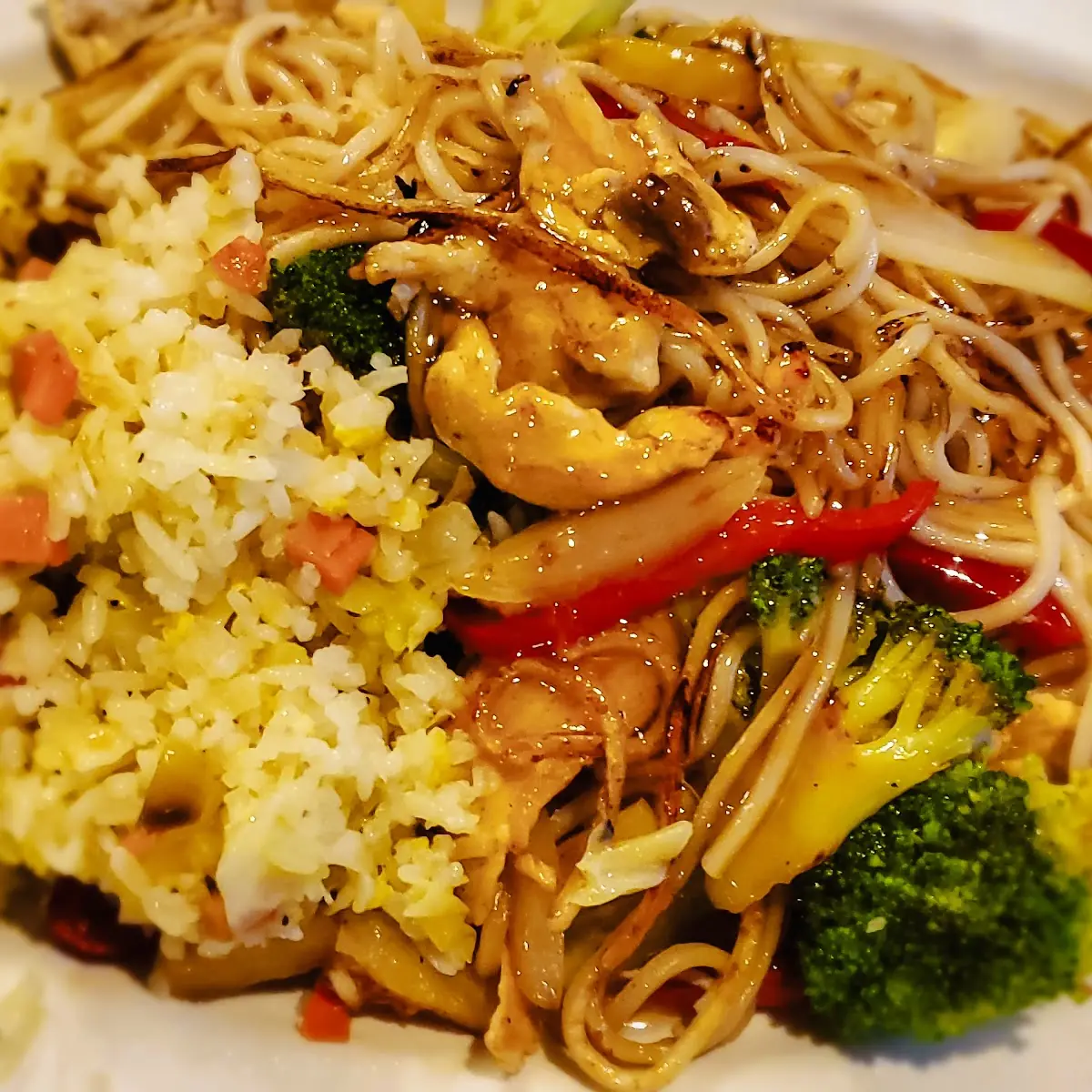 Noodles with Fried Rice