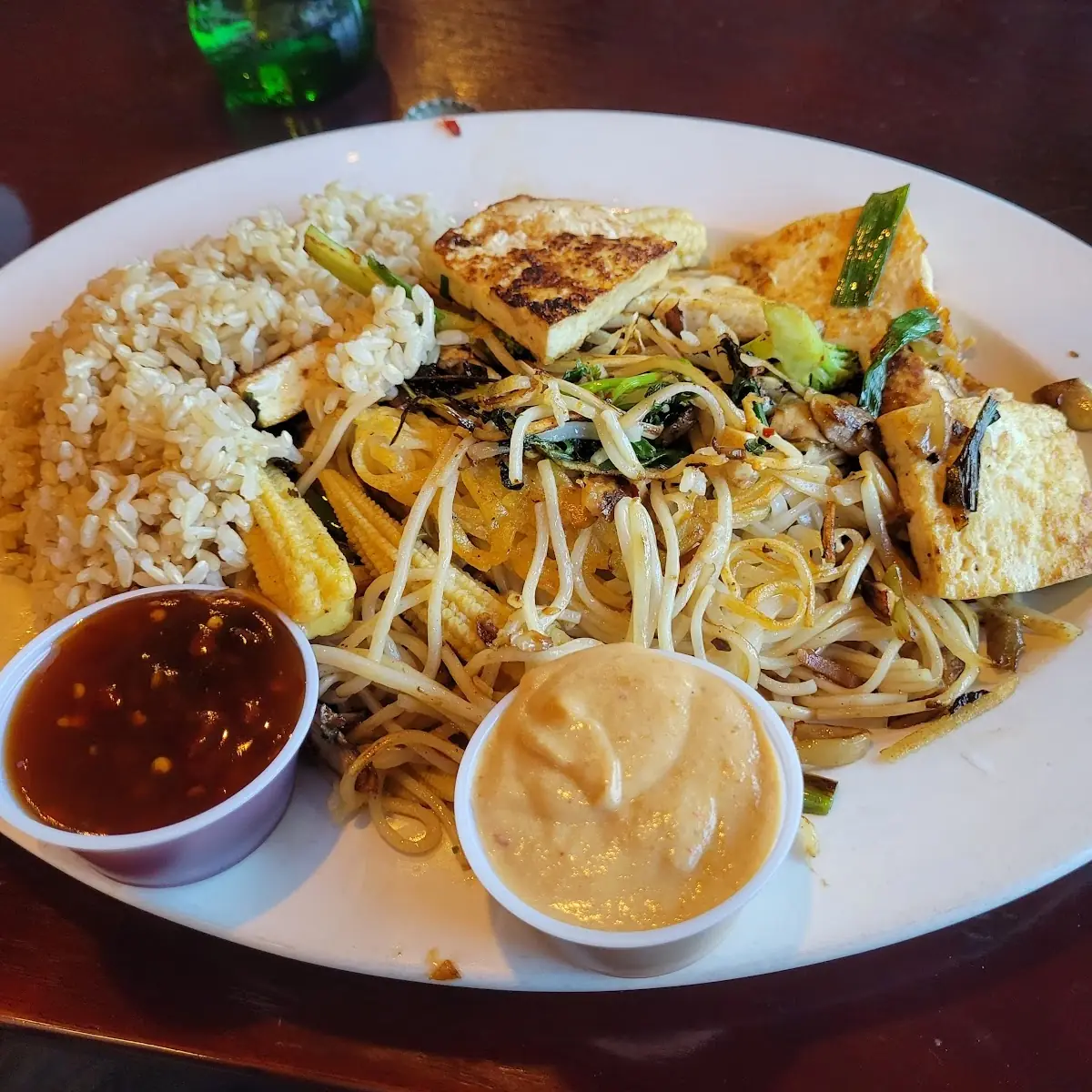 Tofu with Mixed Vegetables Fried Rice