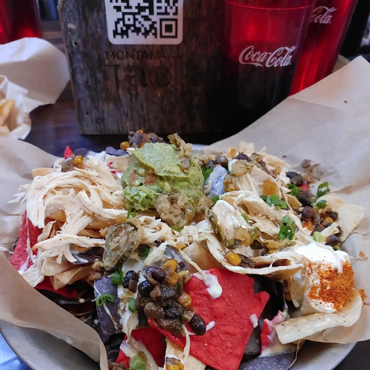 Shredded Chicken Nachos Supreme