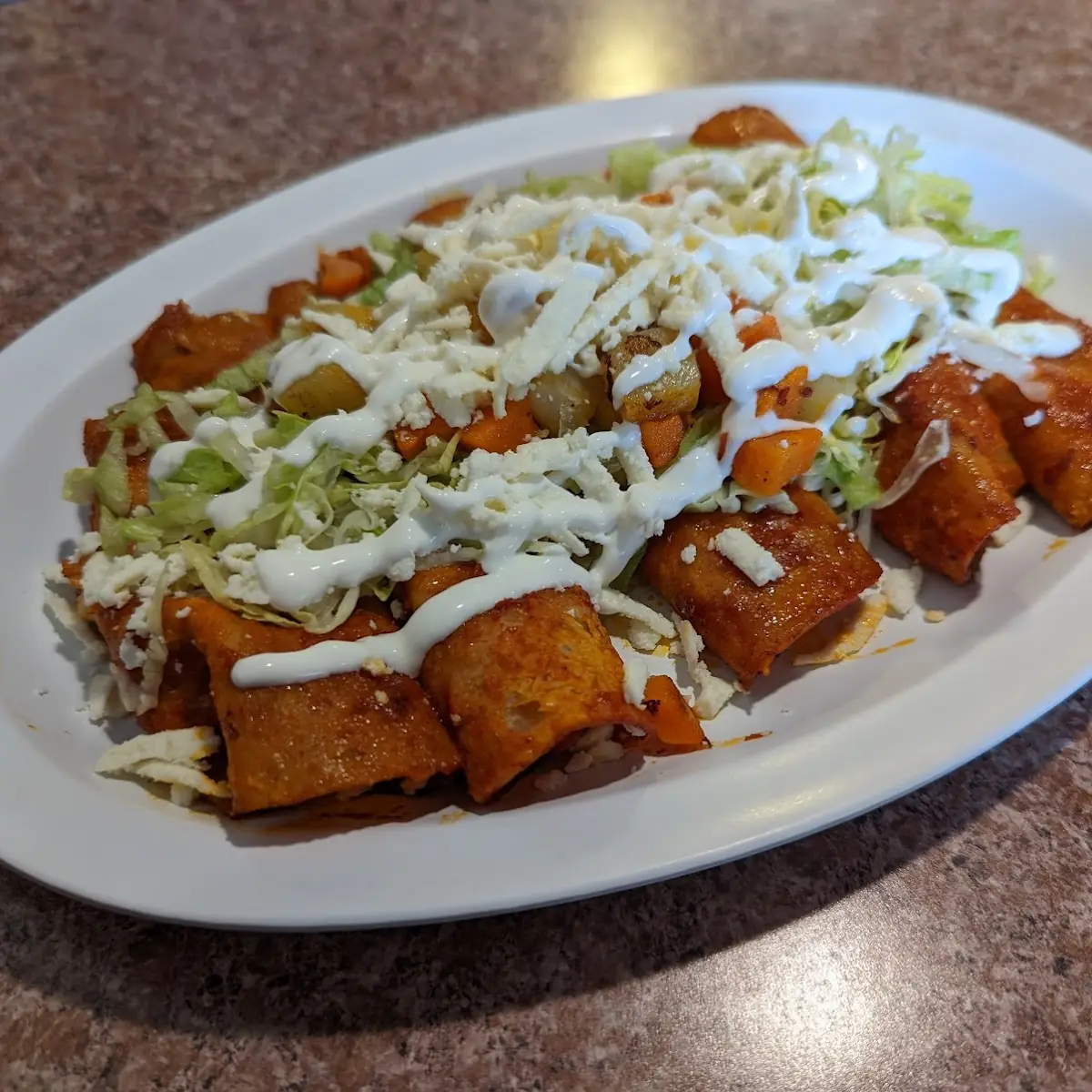 Enchiladas Estilo Michuacan
