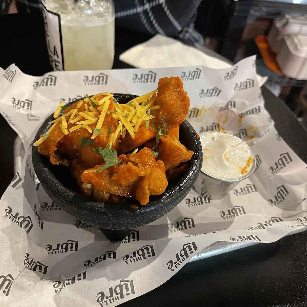 Vegan Buffalo Cauliflower Bites