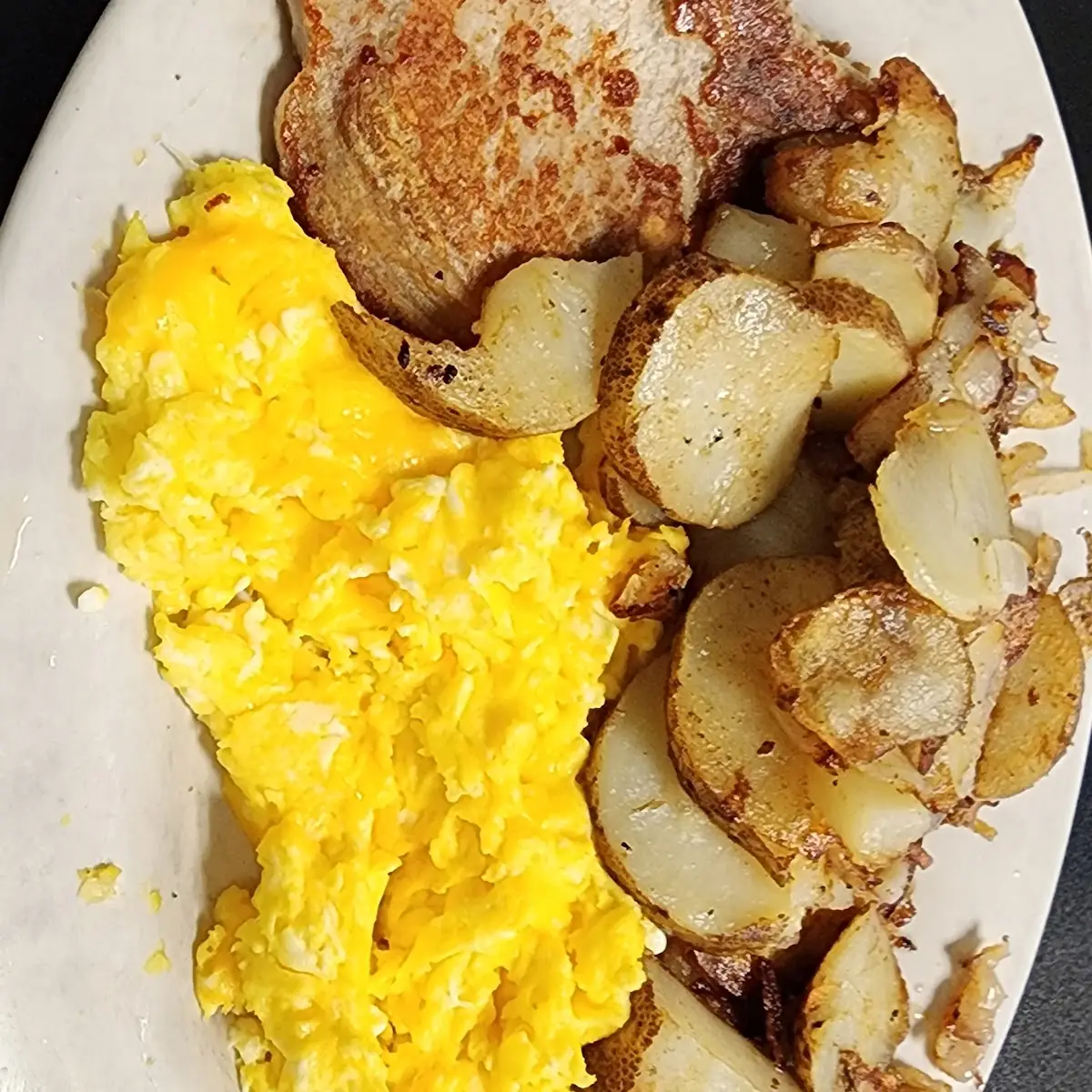 Eggs and Pork Chop