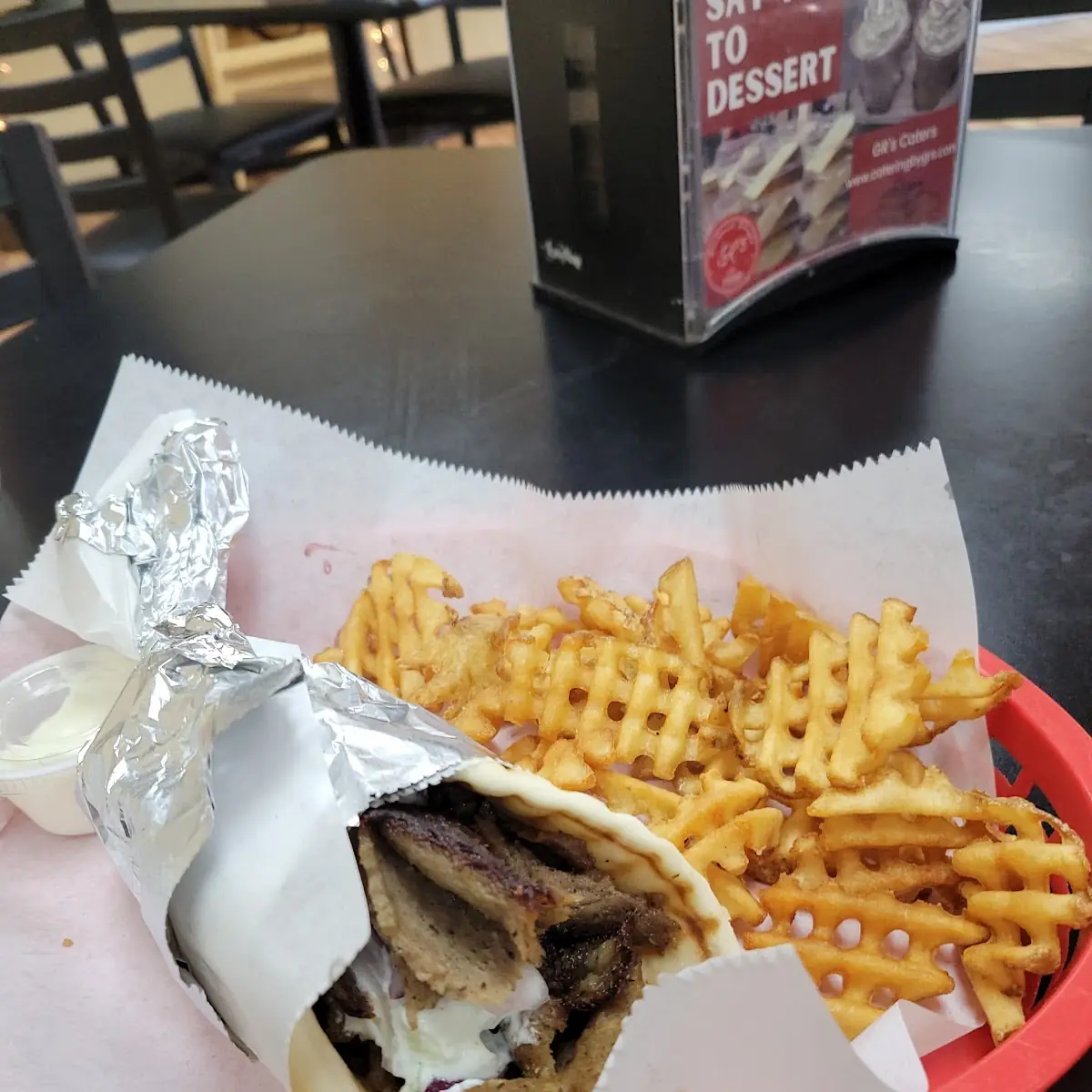Gyro & Waffle Fries