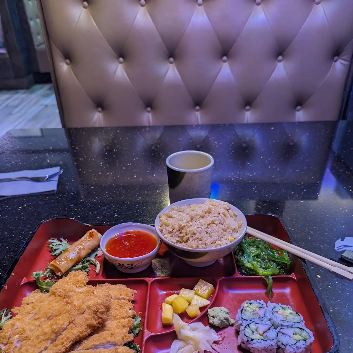 Hibachi Filet Mignon, Chicken, & Shrimp