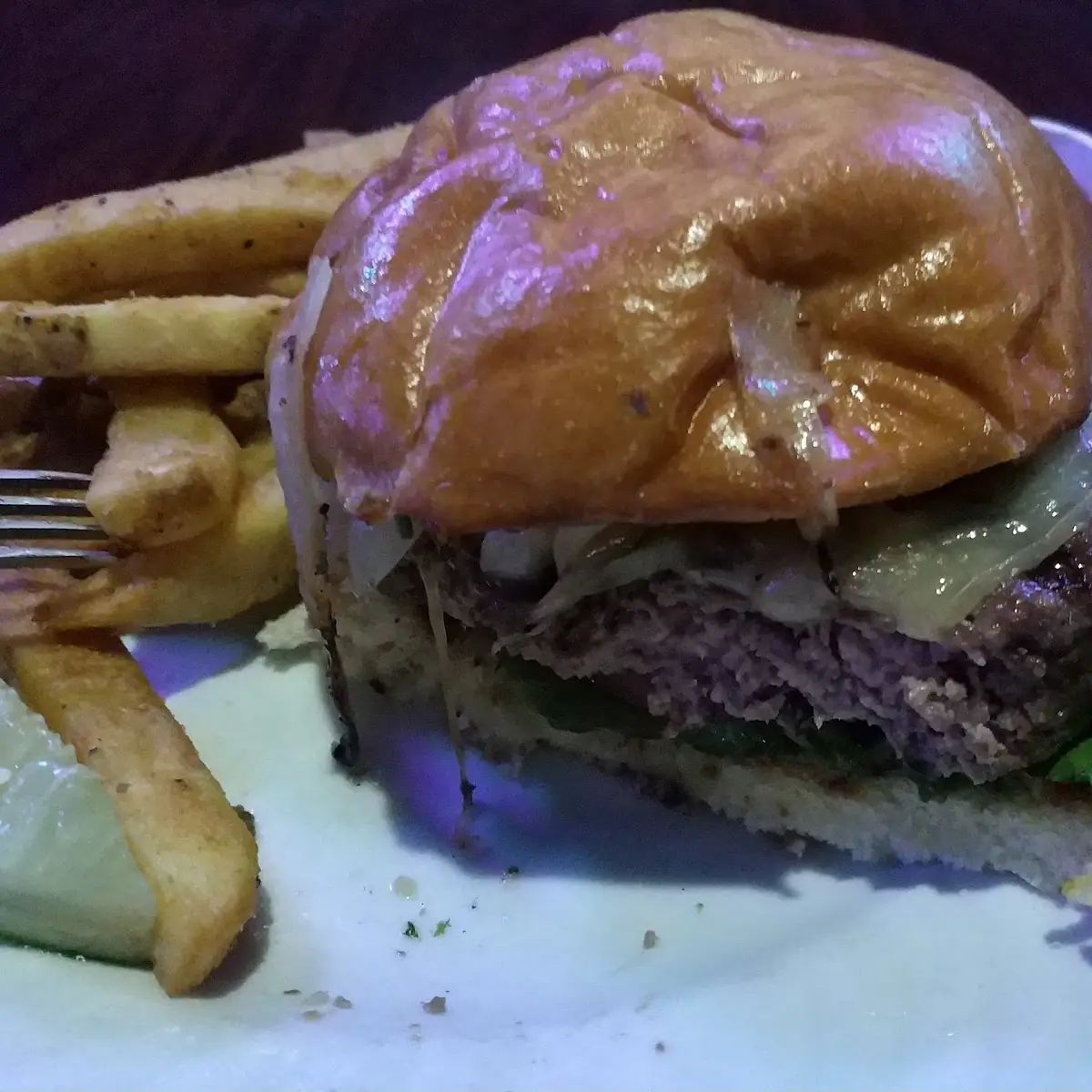 Mushroom Swiss Burger