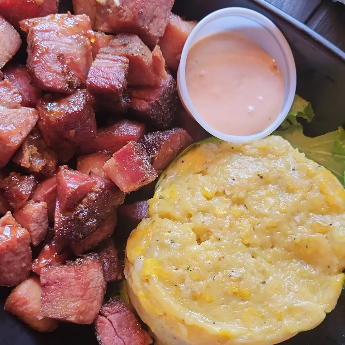 Mofongo Con Carne Frita