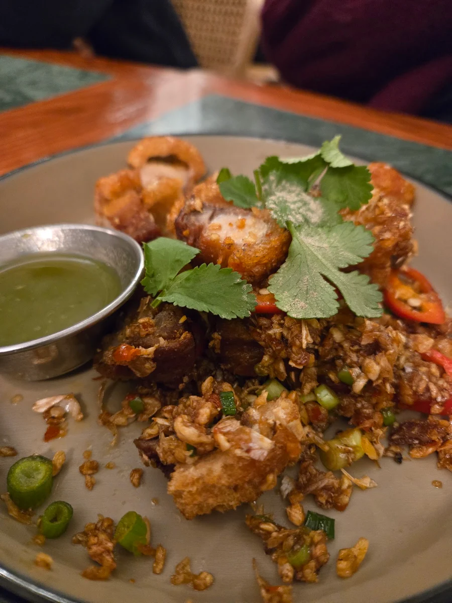 Crispy Pork Belly, Kinn Thai Highpoint