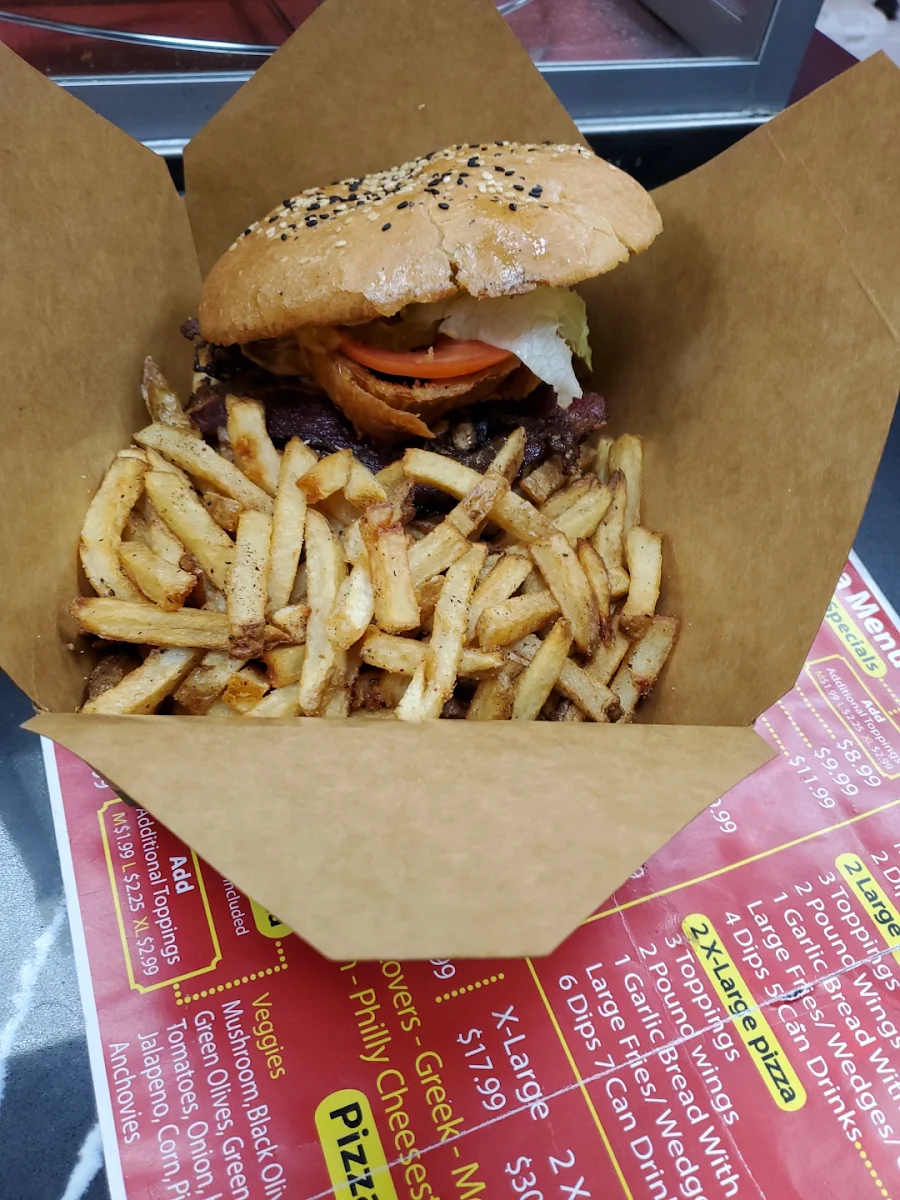 Nomadz Special Pizza Burger, Nomadz Grill N' Pie