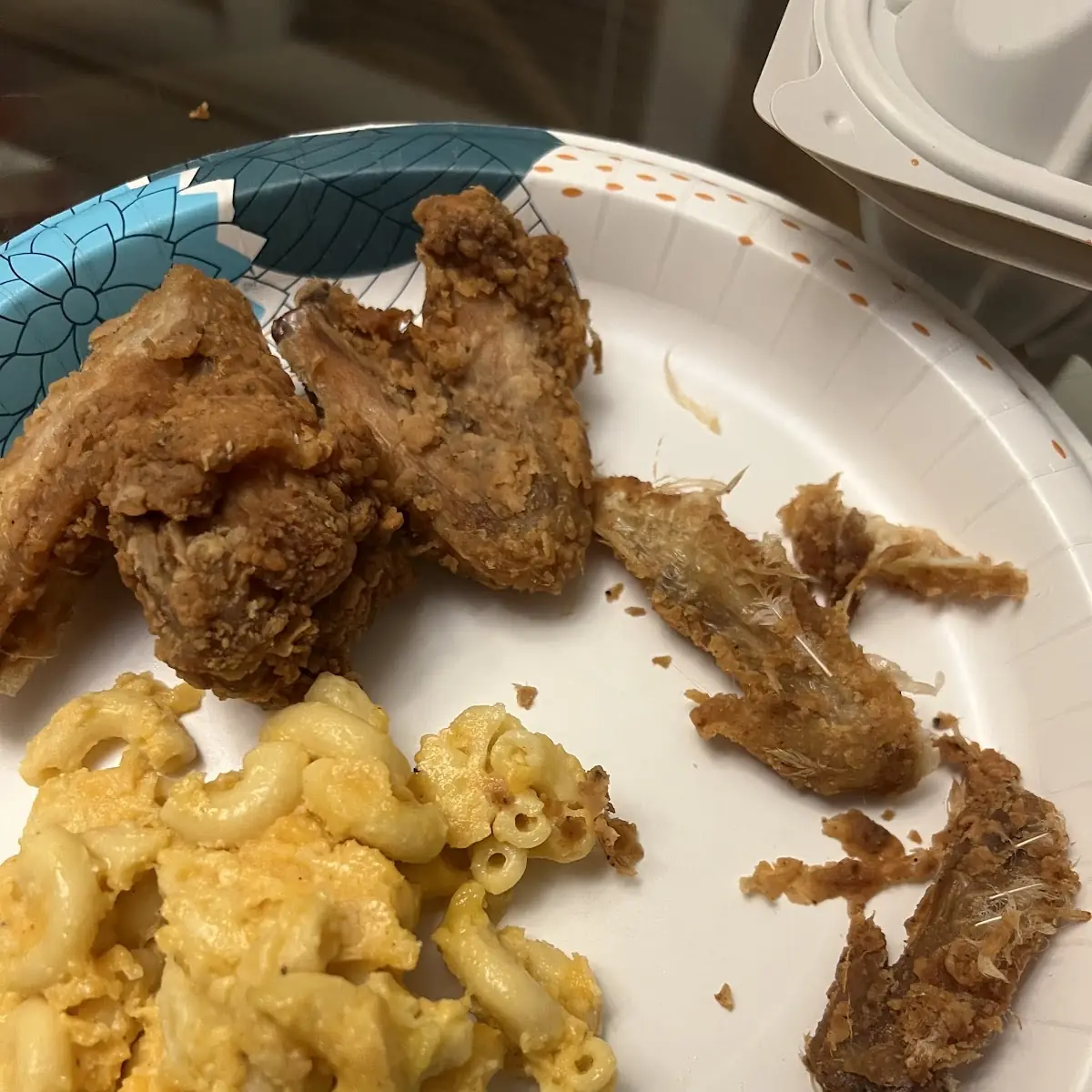 Fried Whiting & Chicken Leg & Thigh