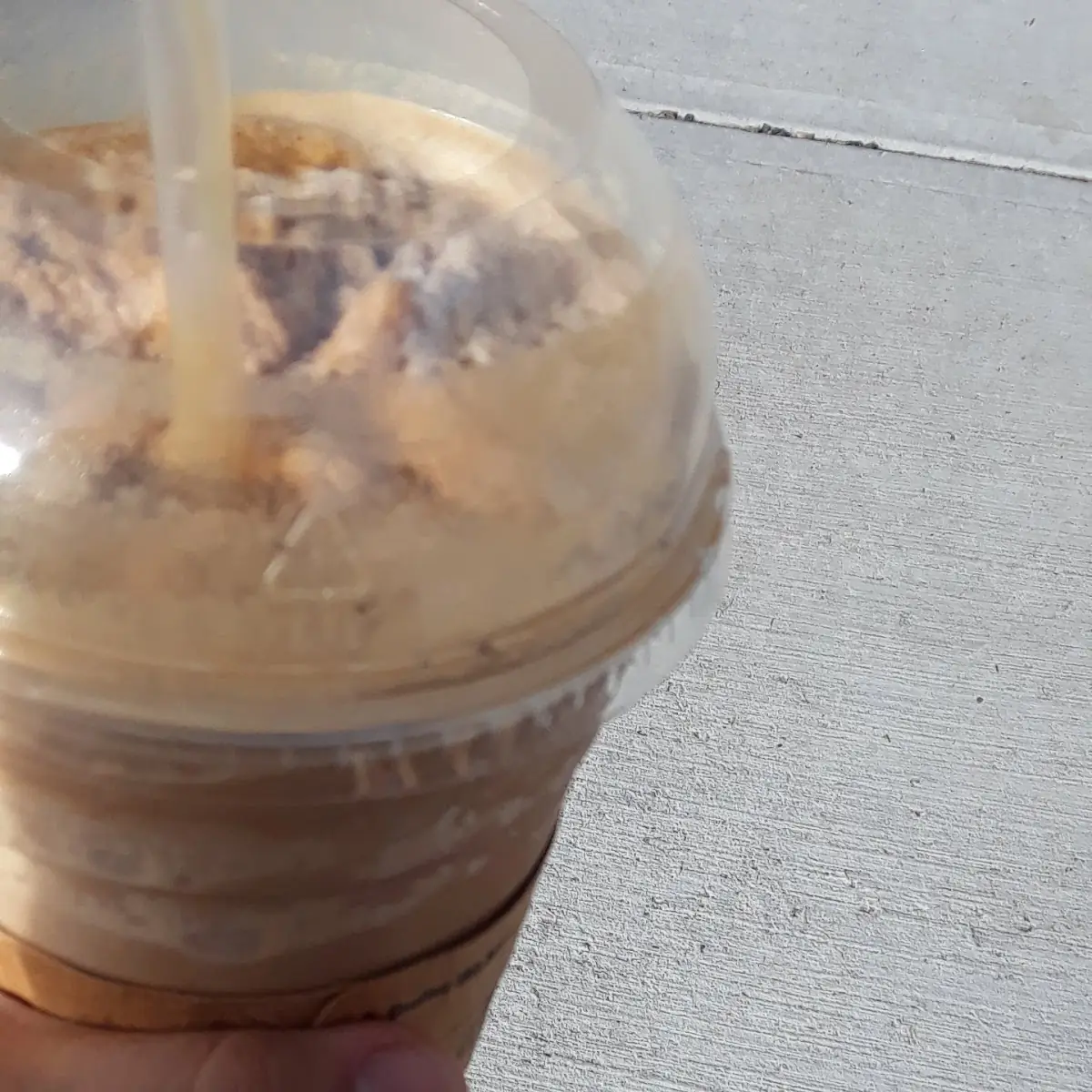 Iced White Caffe Mocha
