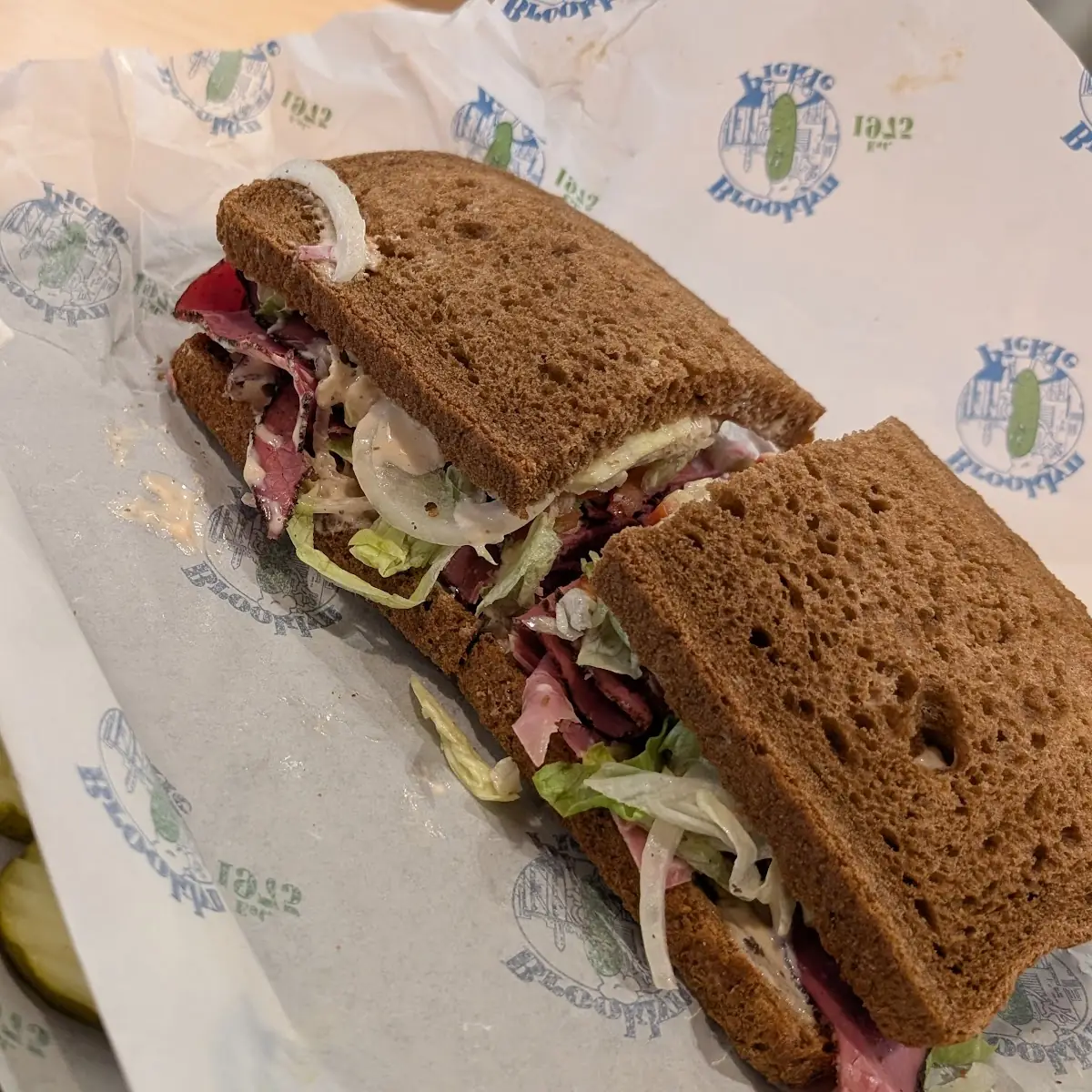 Brooklyn Pickle Special and Tomato Soup