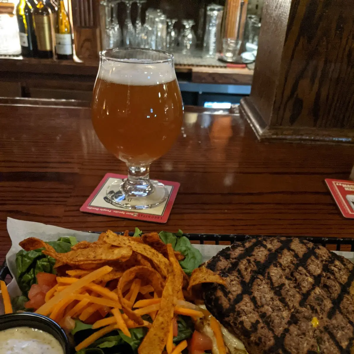 Not a Punt Burger Veggie Burger