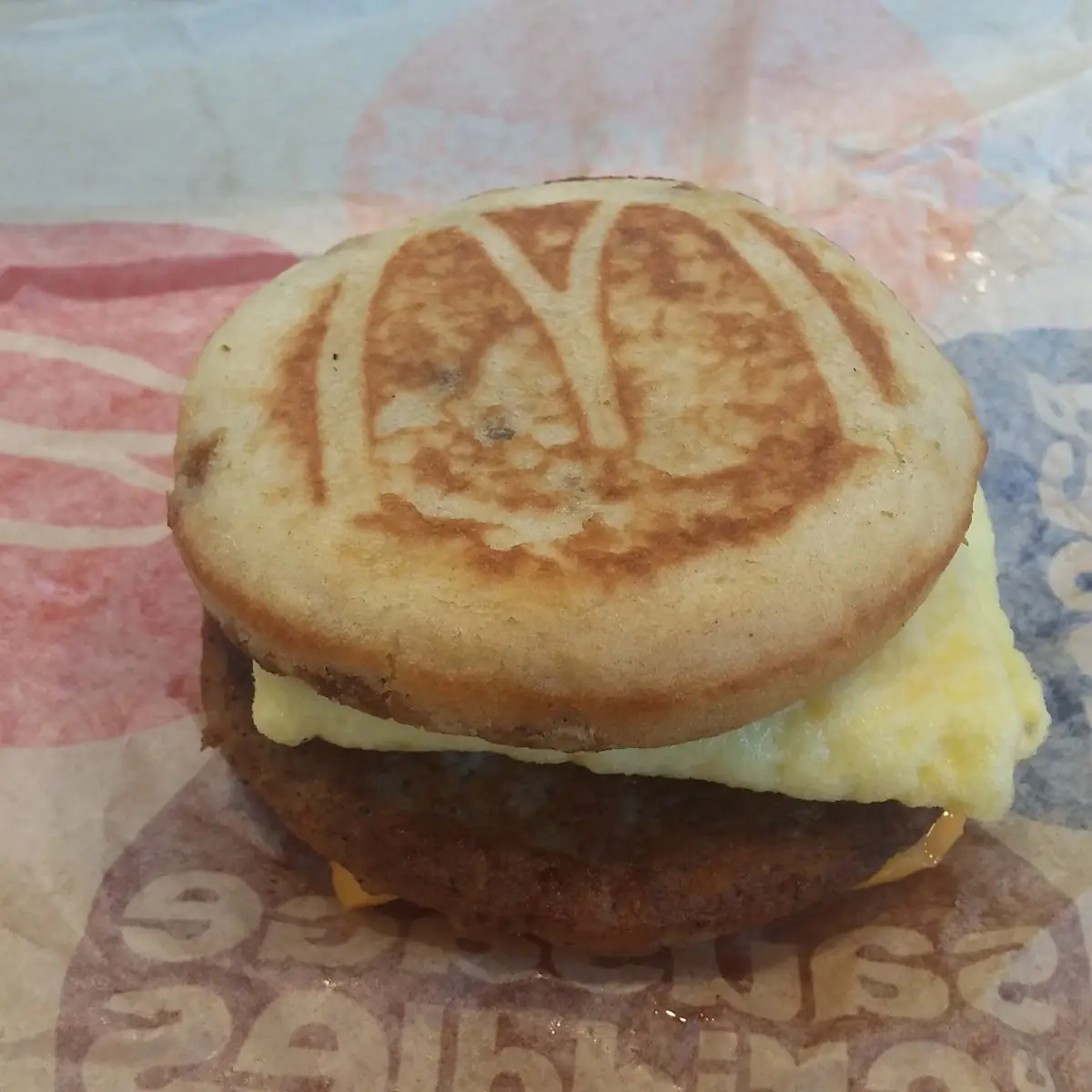 Sausage Egg and Cheese Mcgriddles Meal