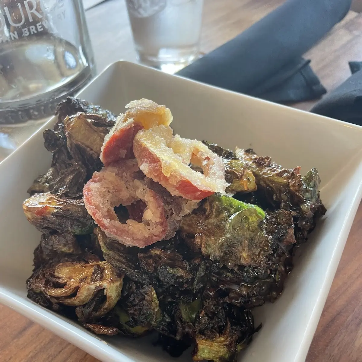 Flash Fried Brussels Sprouts