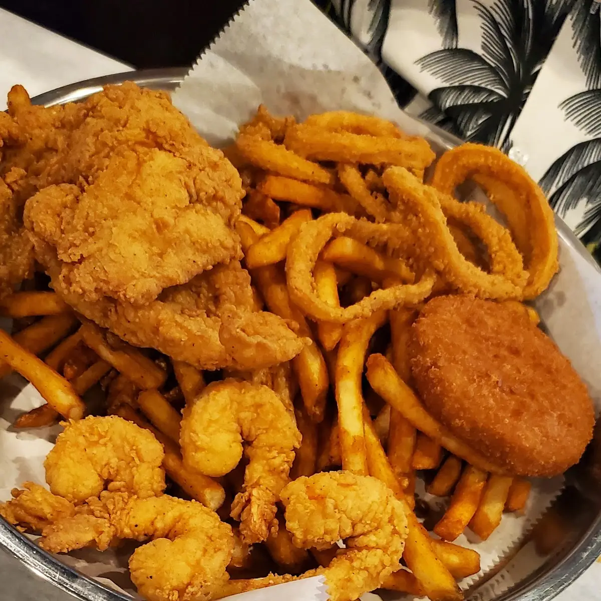 Lunch 5 Fried Shrimp Basket