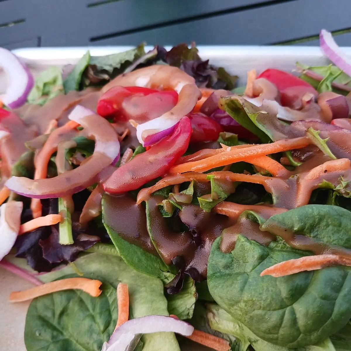 Salad with Red Wine Vinaigrette