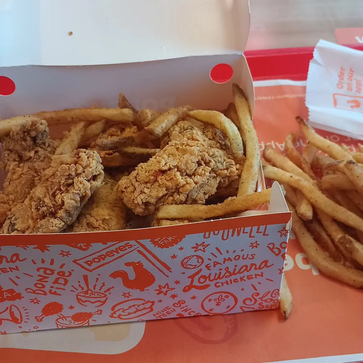 Chicken Strip Combo Fried Lemon Pepper Wings