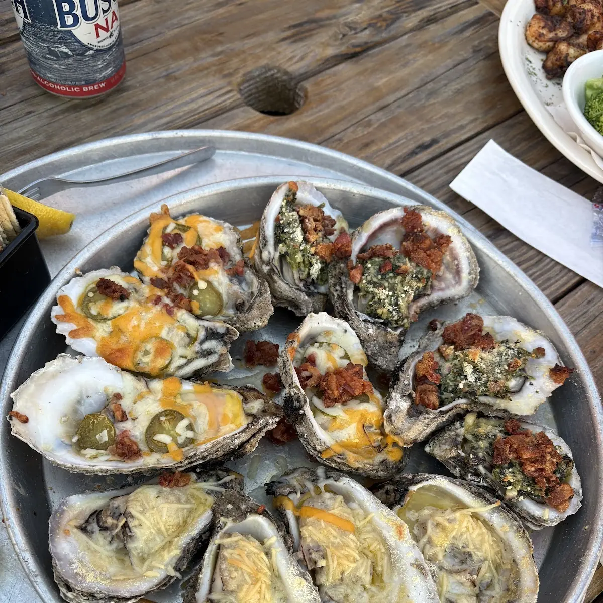 Casino Oysters on the Half Shell