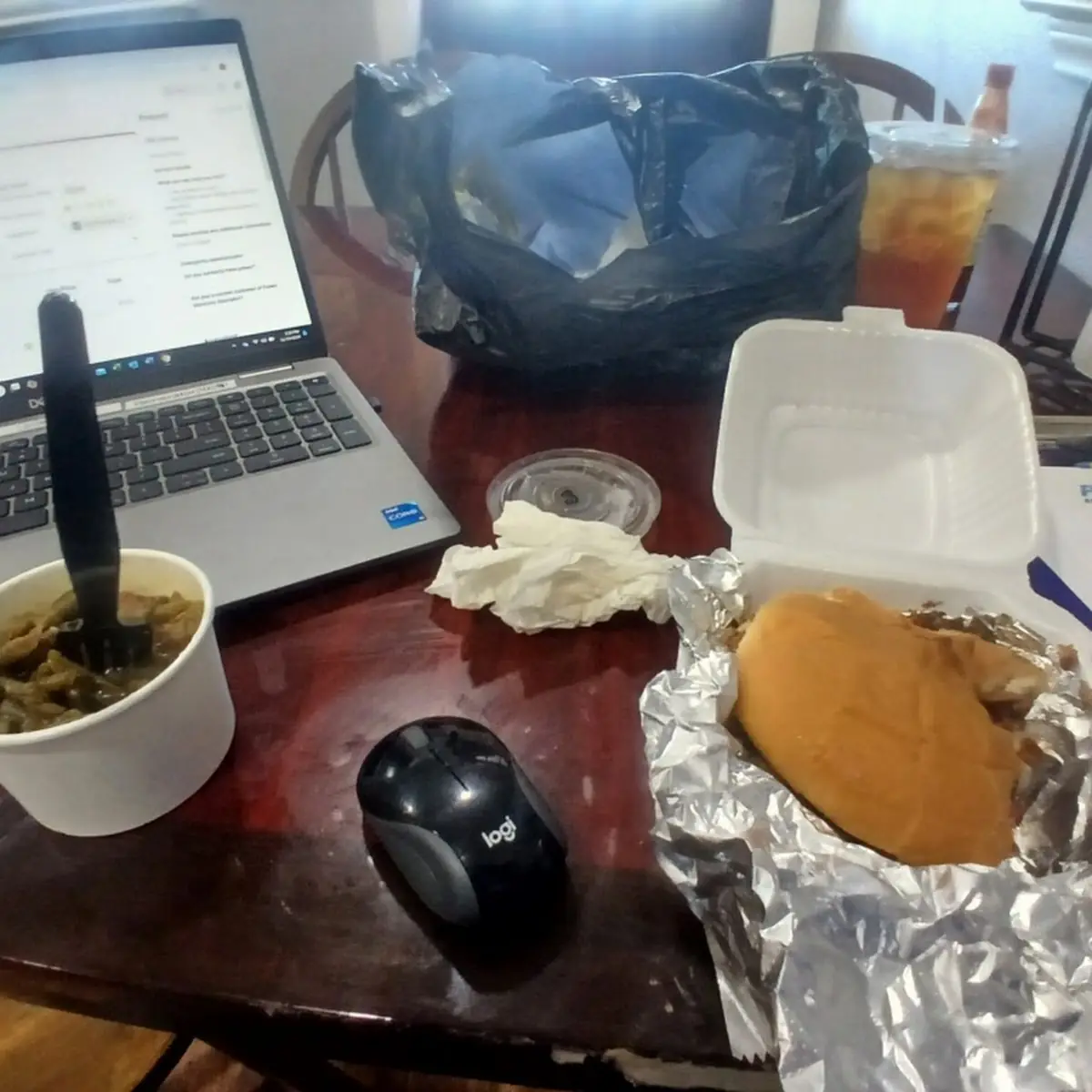 Chopped Brisket Sandwich