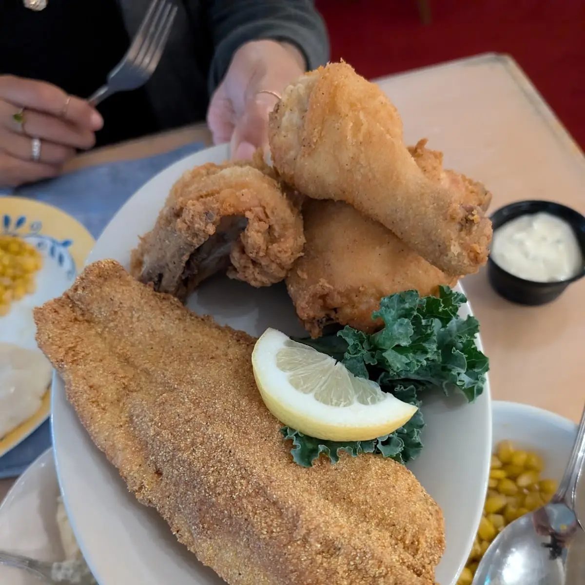 Fried Chicken & Catfish