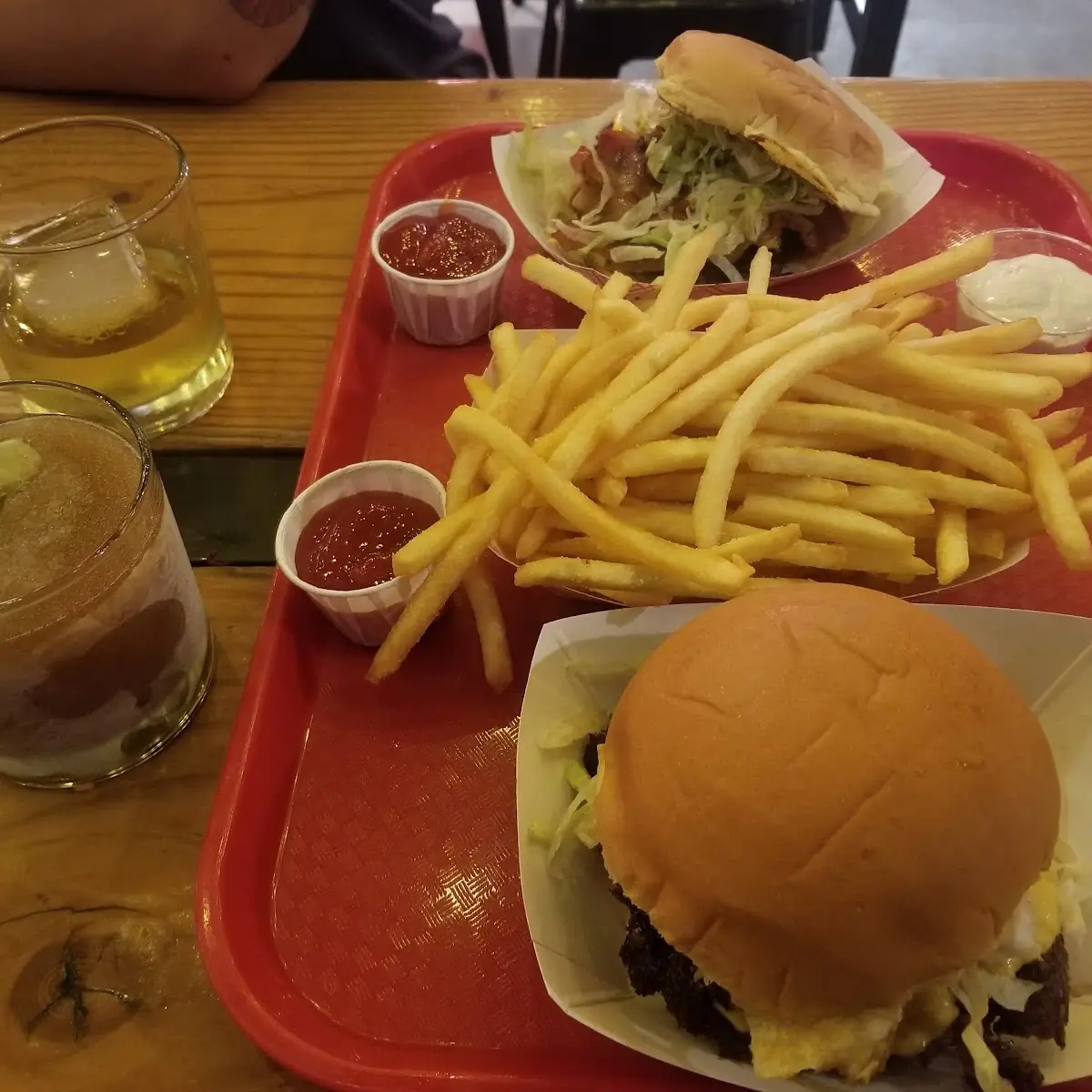 Double Cheeseburger with Fries