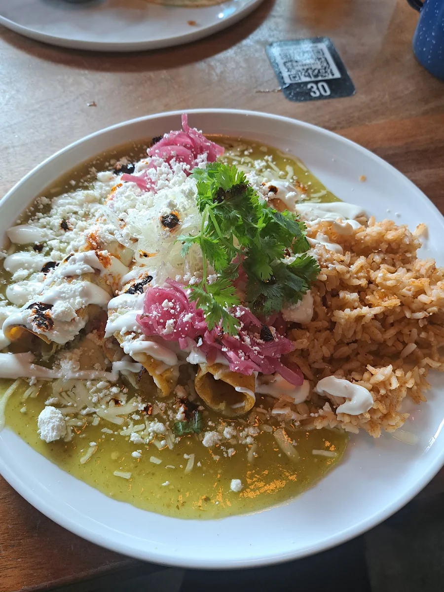 Enchilada Plate, COMEDOR By La Taqueria Pinche Taco Shop
