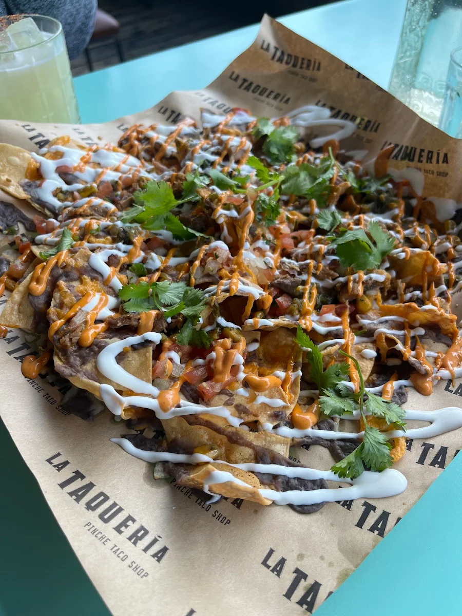 Nachos with Pork, COMEDOR By La Taqueria Pinche Taco Shop