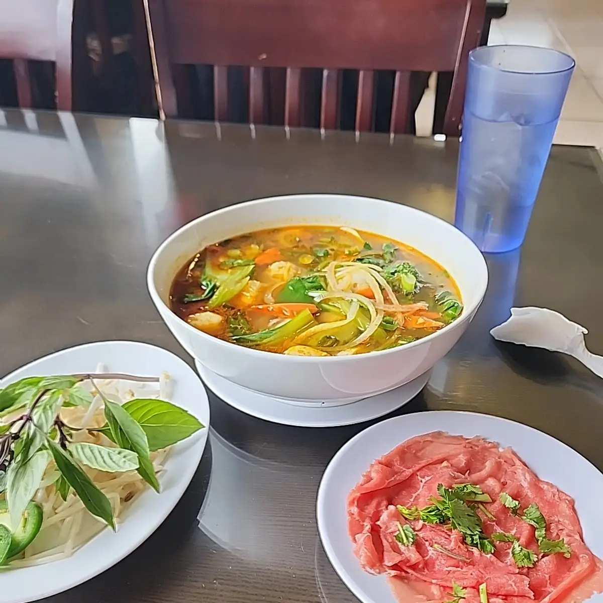 P2 Pho Do Bien w Rare Beef Noodle Soup