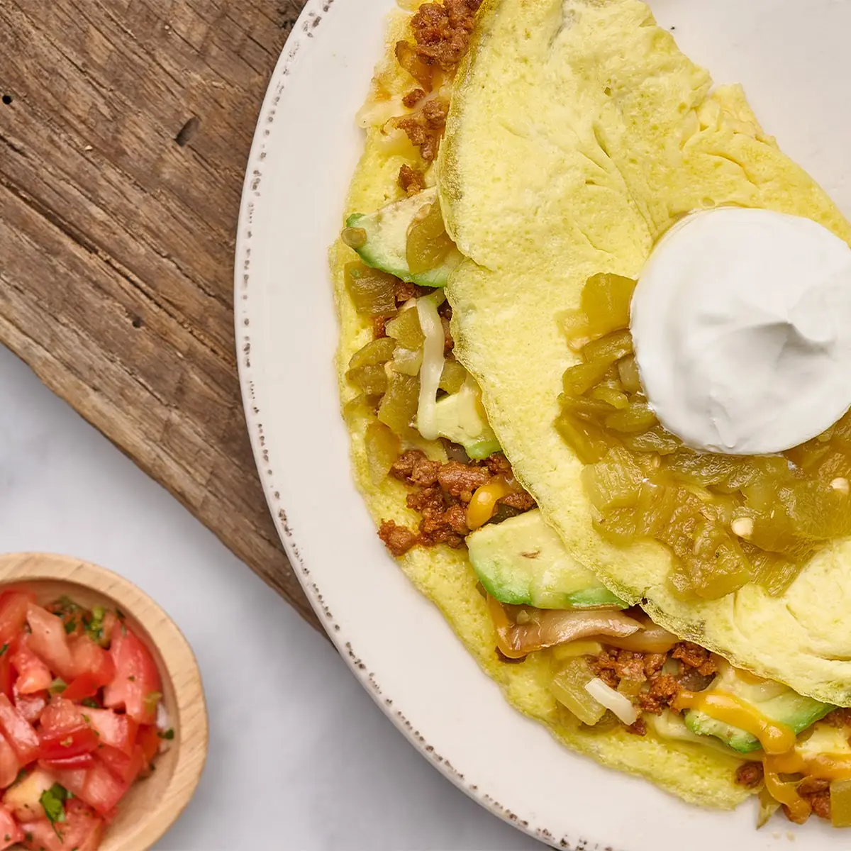 Pork Carnitas Omelet
