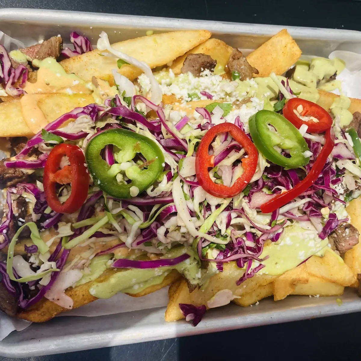 Asada Fries with Cheese