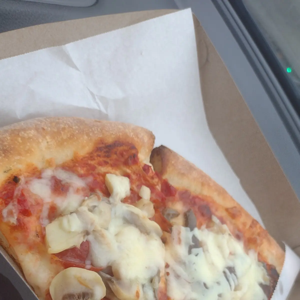 Pepperoni and Mushroom Pizza Slices