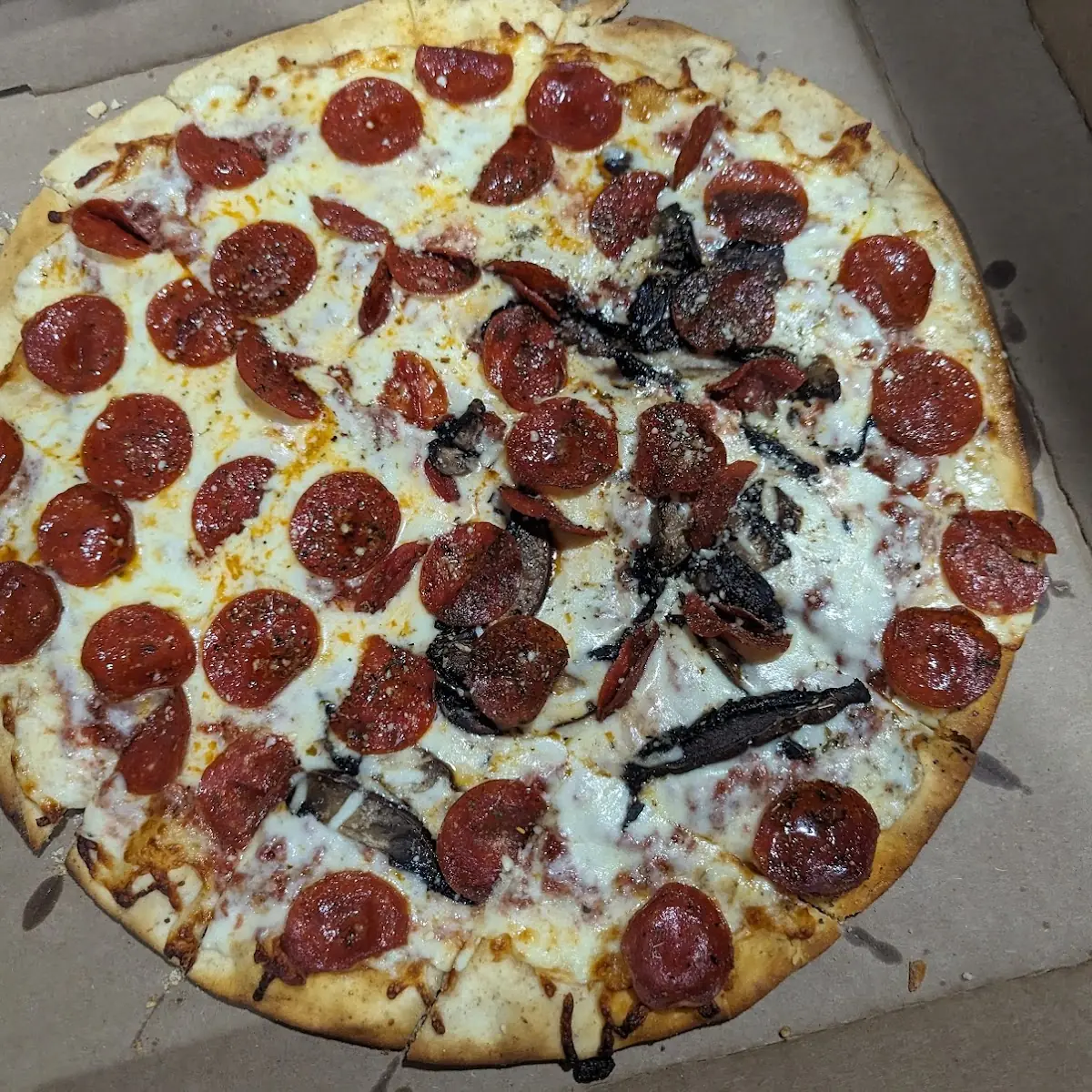 Pepperoni Mushroom Pizza