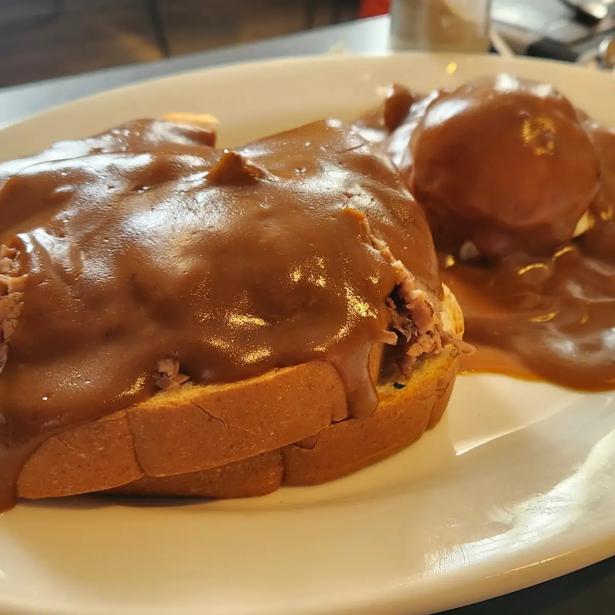 Hot Beef Sandwich