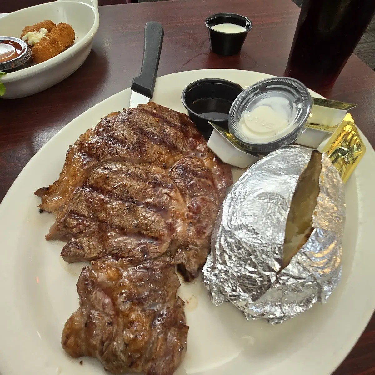Ribeye Steak and Baked Potato