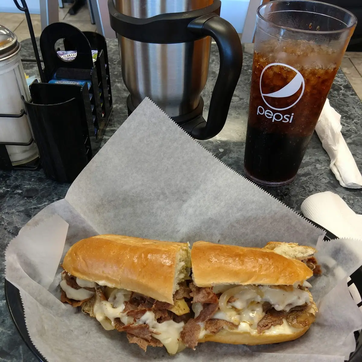 Philly Cheese Steak Sandwich