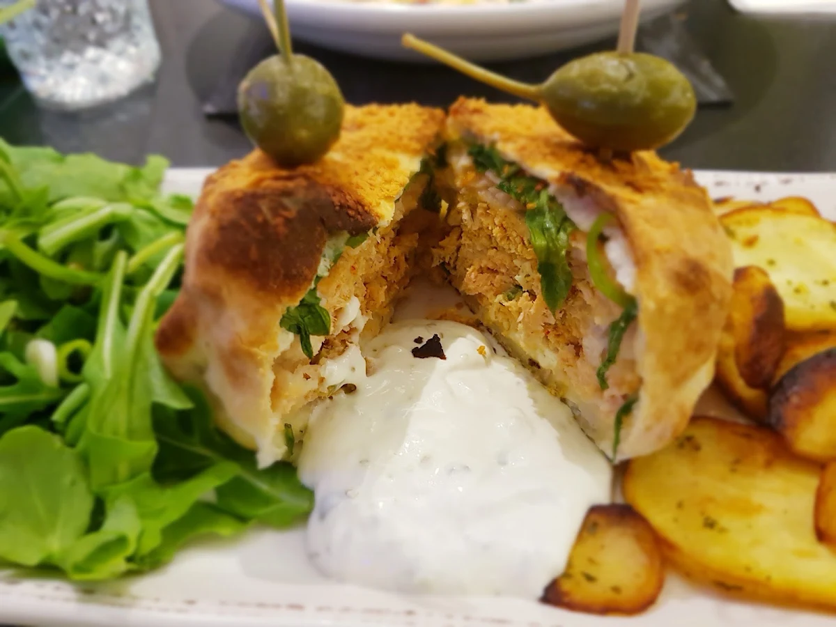 Pizza Burger Aux 2 Saumons, La Piazzetta Saint-Jean