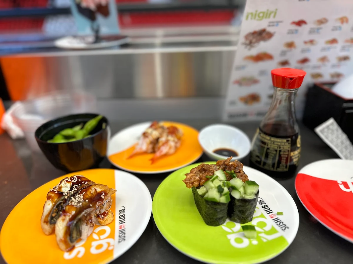 Grilled EBI & Cheese Nigiri, Sushi Hub One Hurstville Plaza