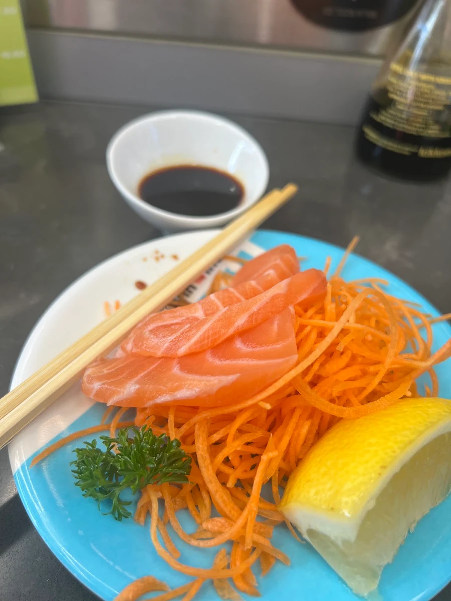 Salmon Sashimi, Sushi Hub One Hurstville Plaza