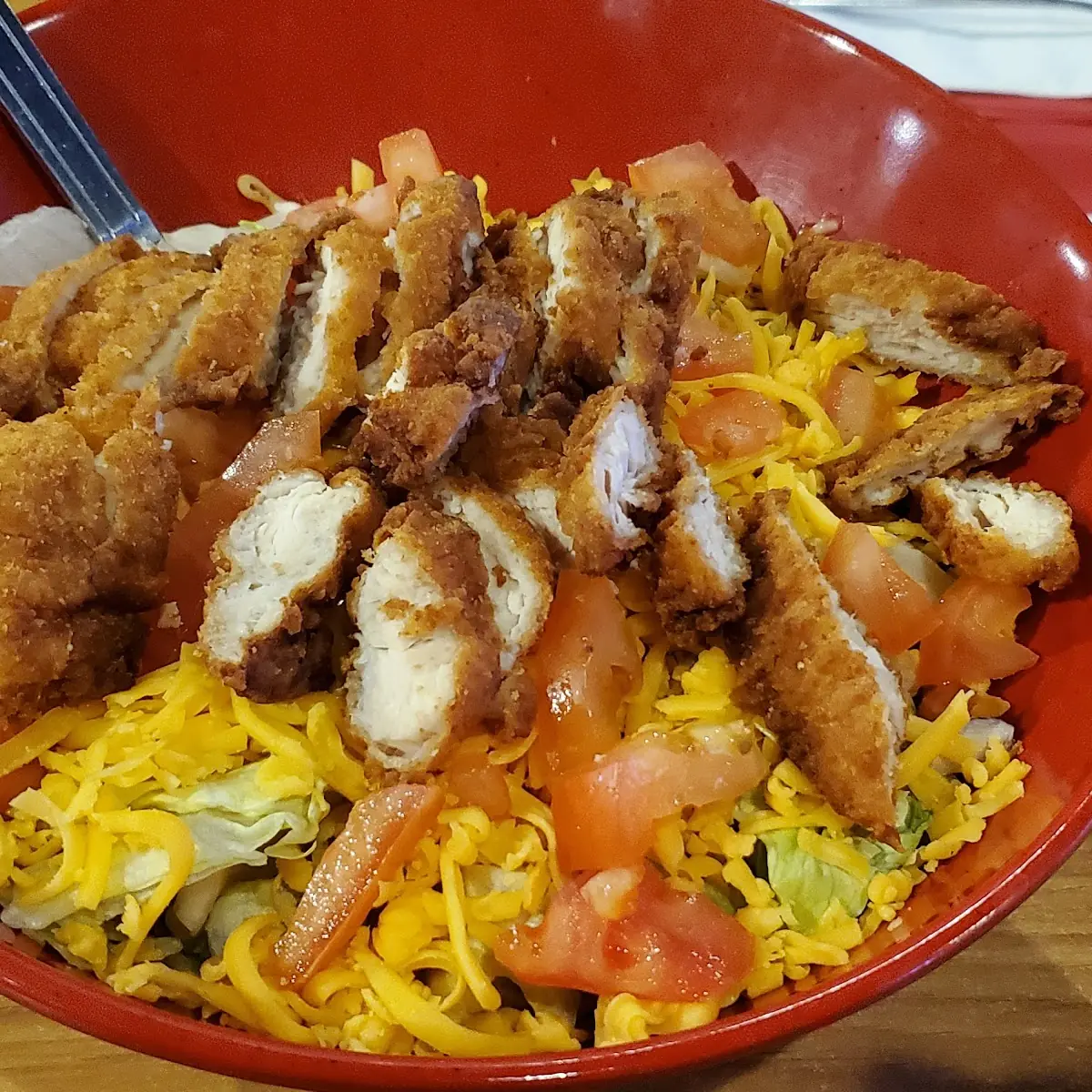 Crispy Chicken Salad