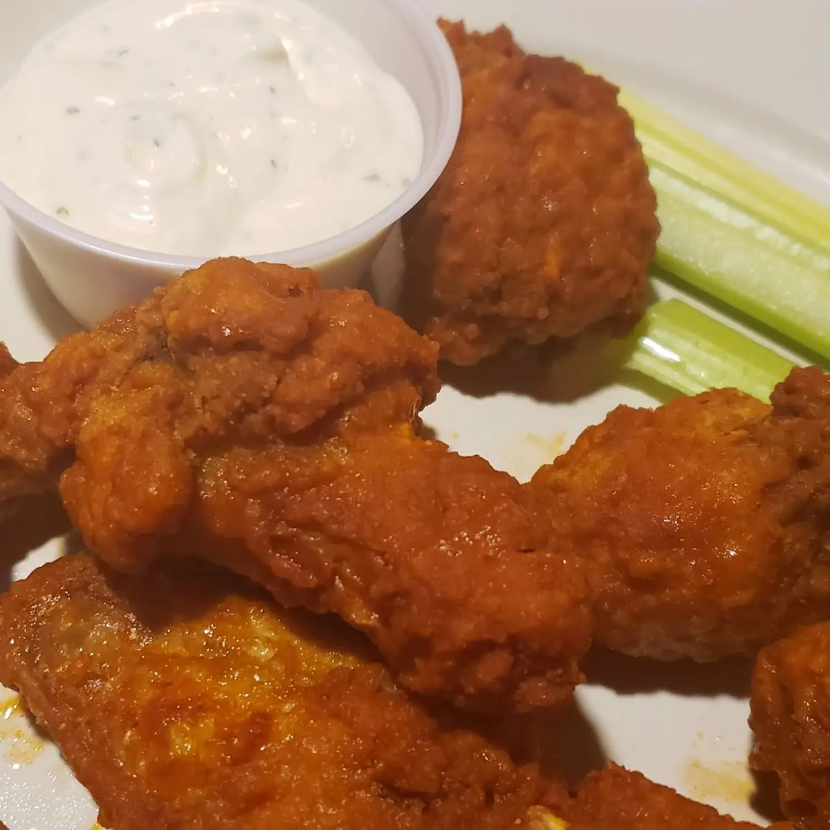 Breaded Hot Buffalo Wings
