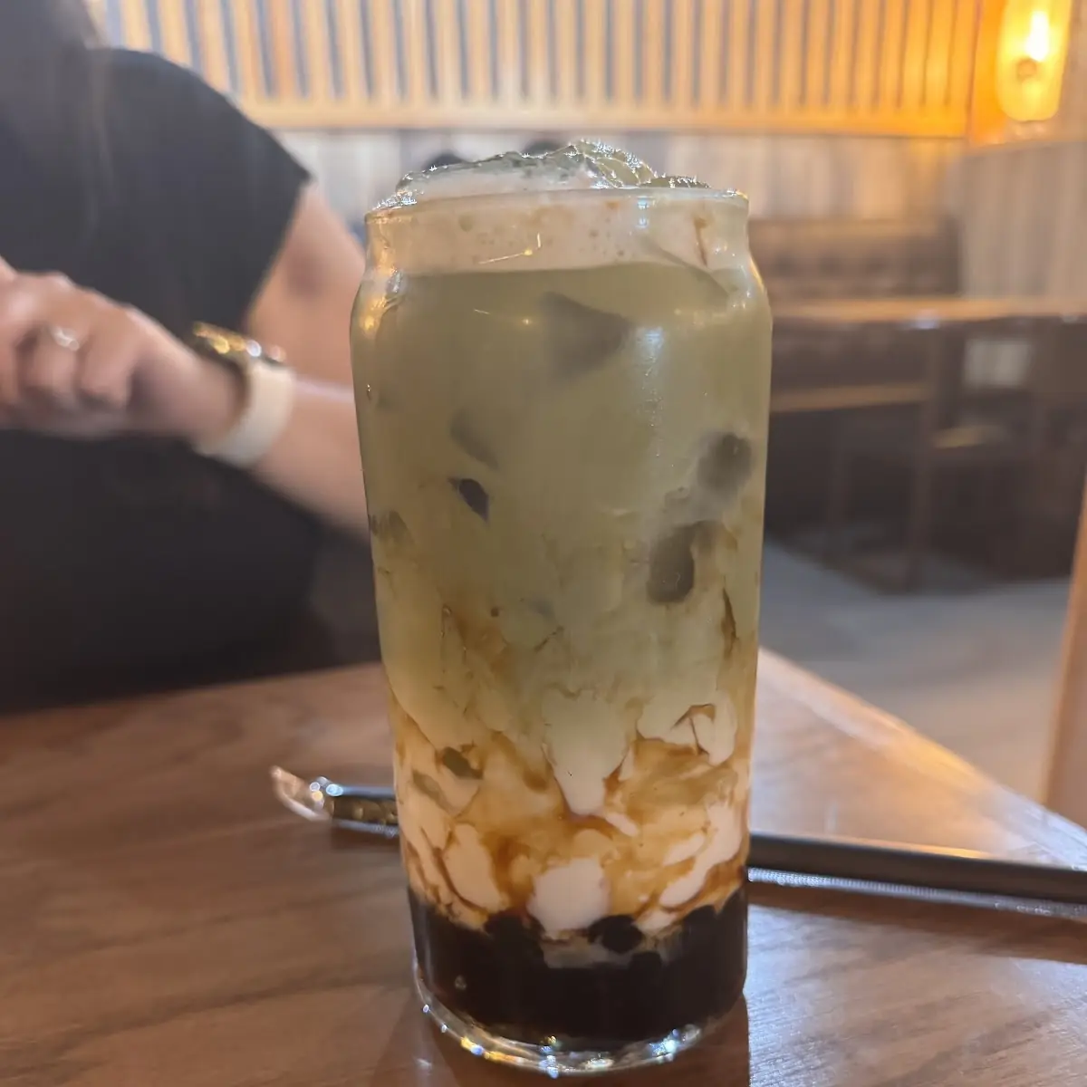 Brown Sugar Matcha Latte