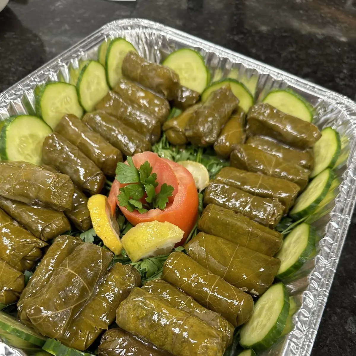 Stuffed Grape Leaves Dolma Vegetarian